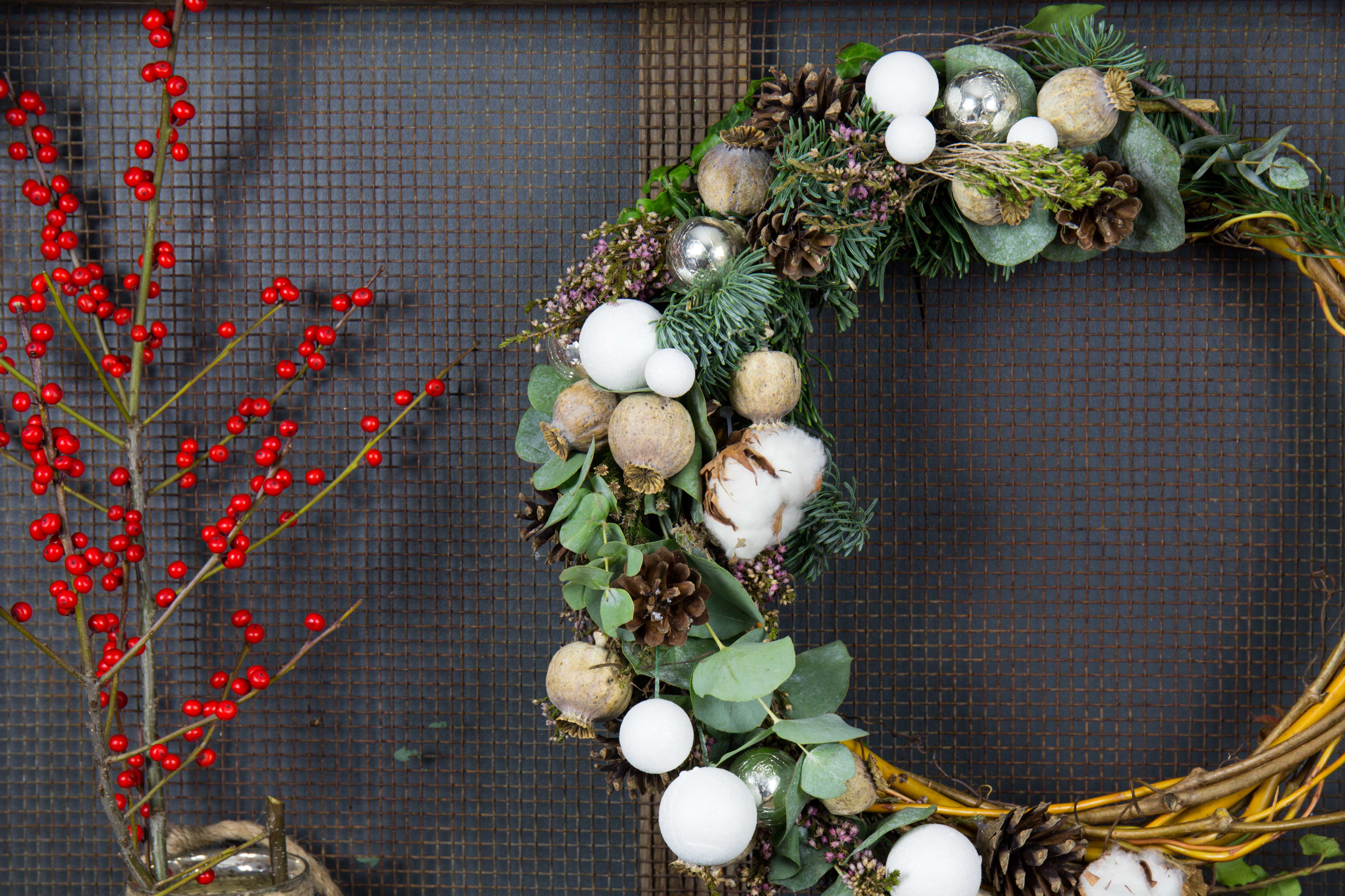 DIY : comment réaliser une couronne de Noël