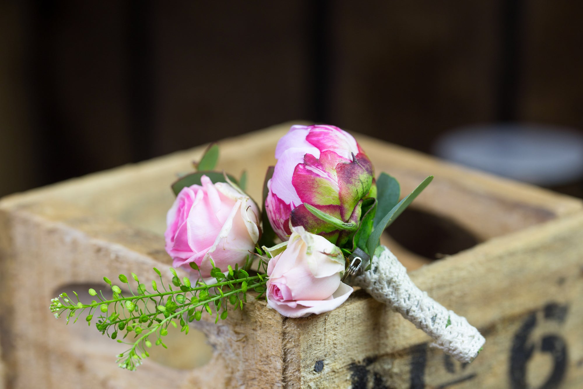 Boutonnière mariage
