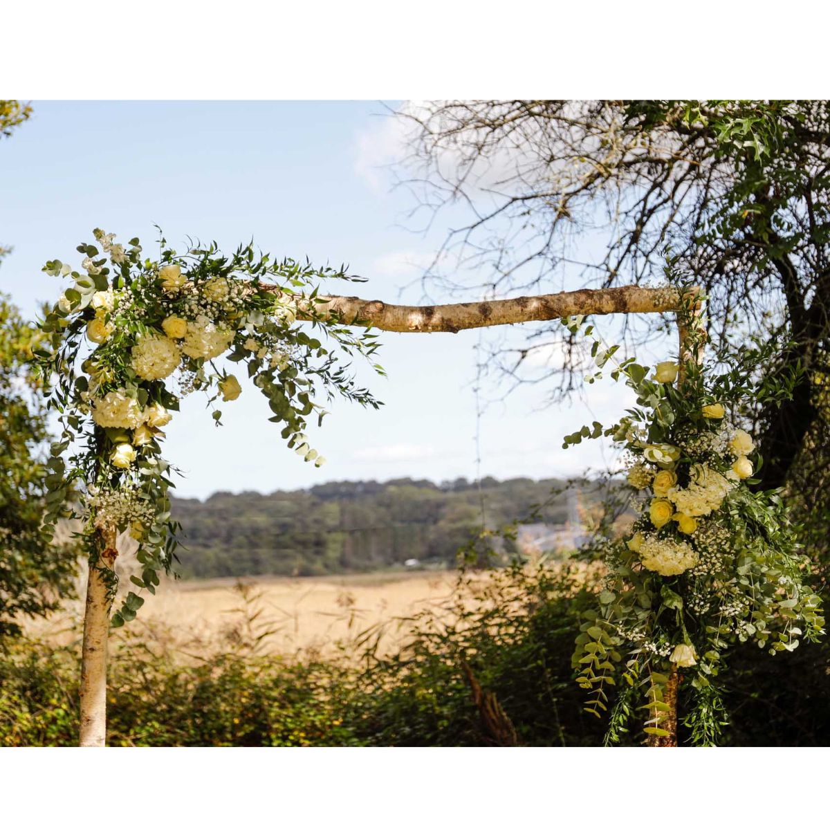 Kit Arche Florale - fleurs blanches