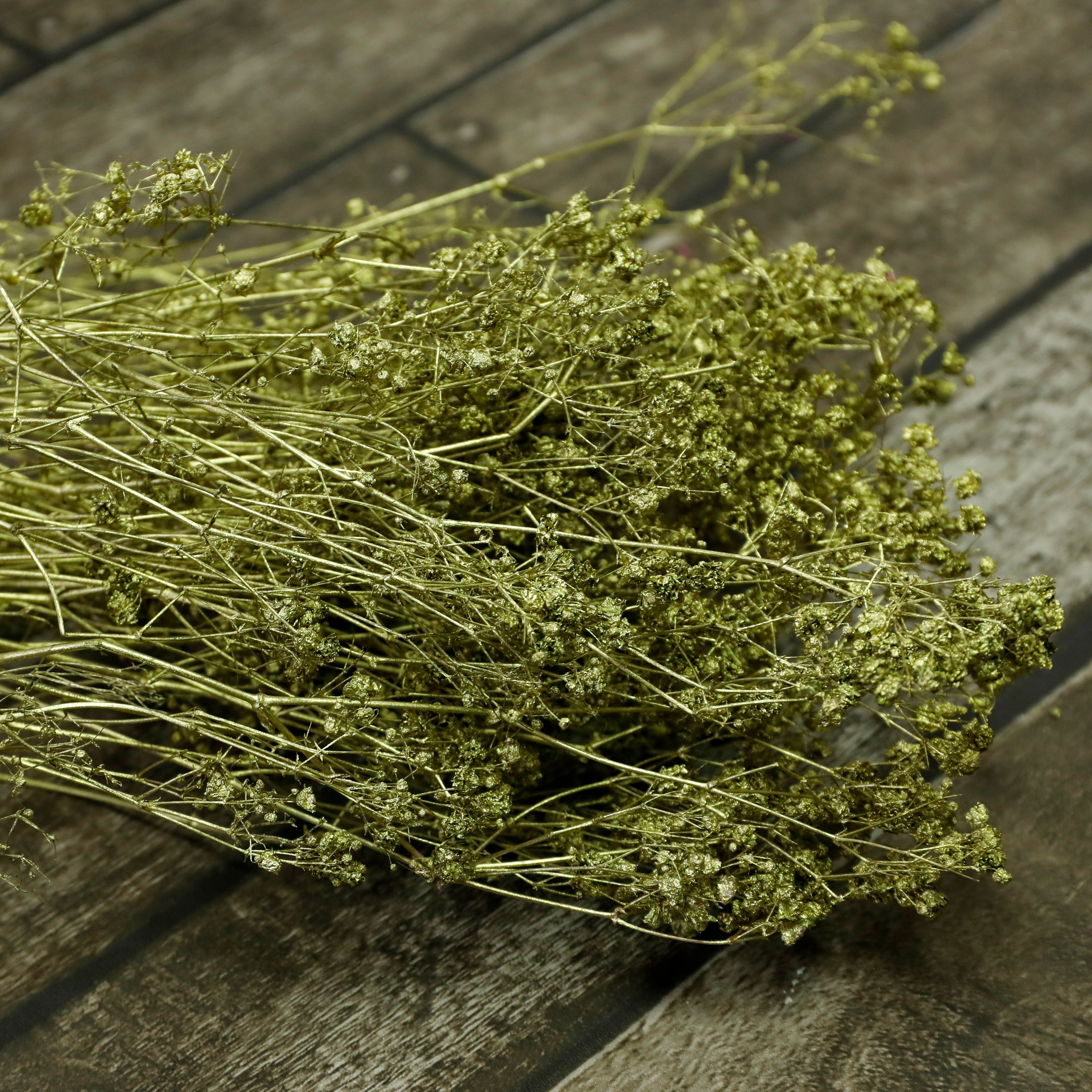 Gypsophile séché doré (5 tiges)