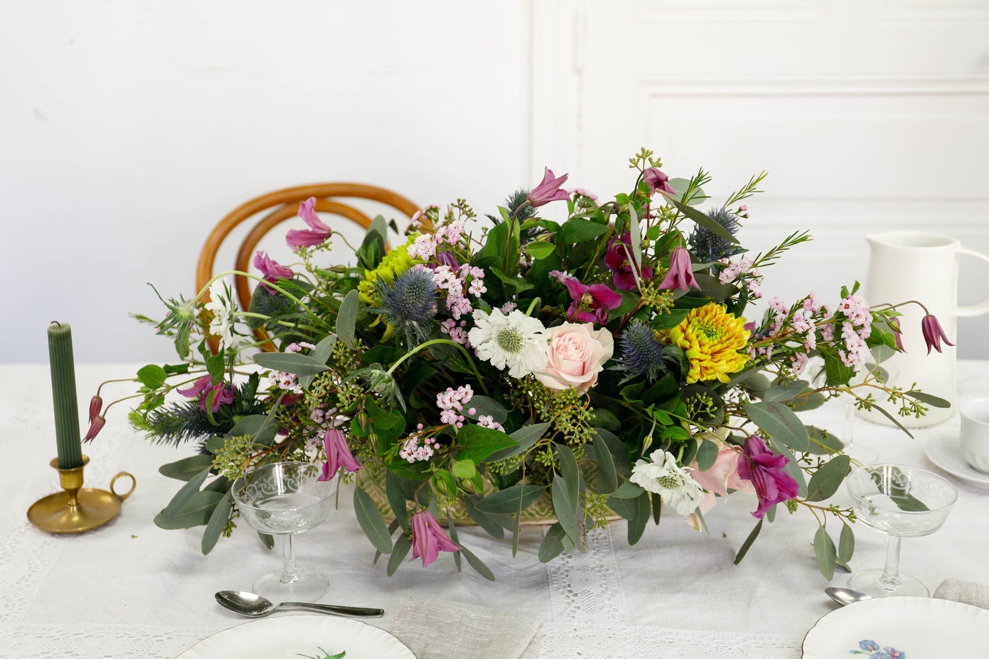 DIY : Comment réaliser centre de table piqué dans la mousse pour son mariage ?