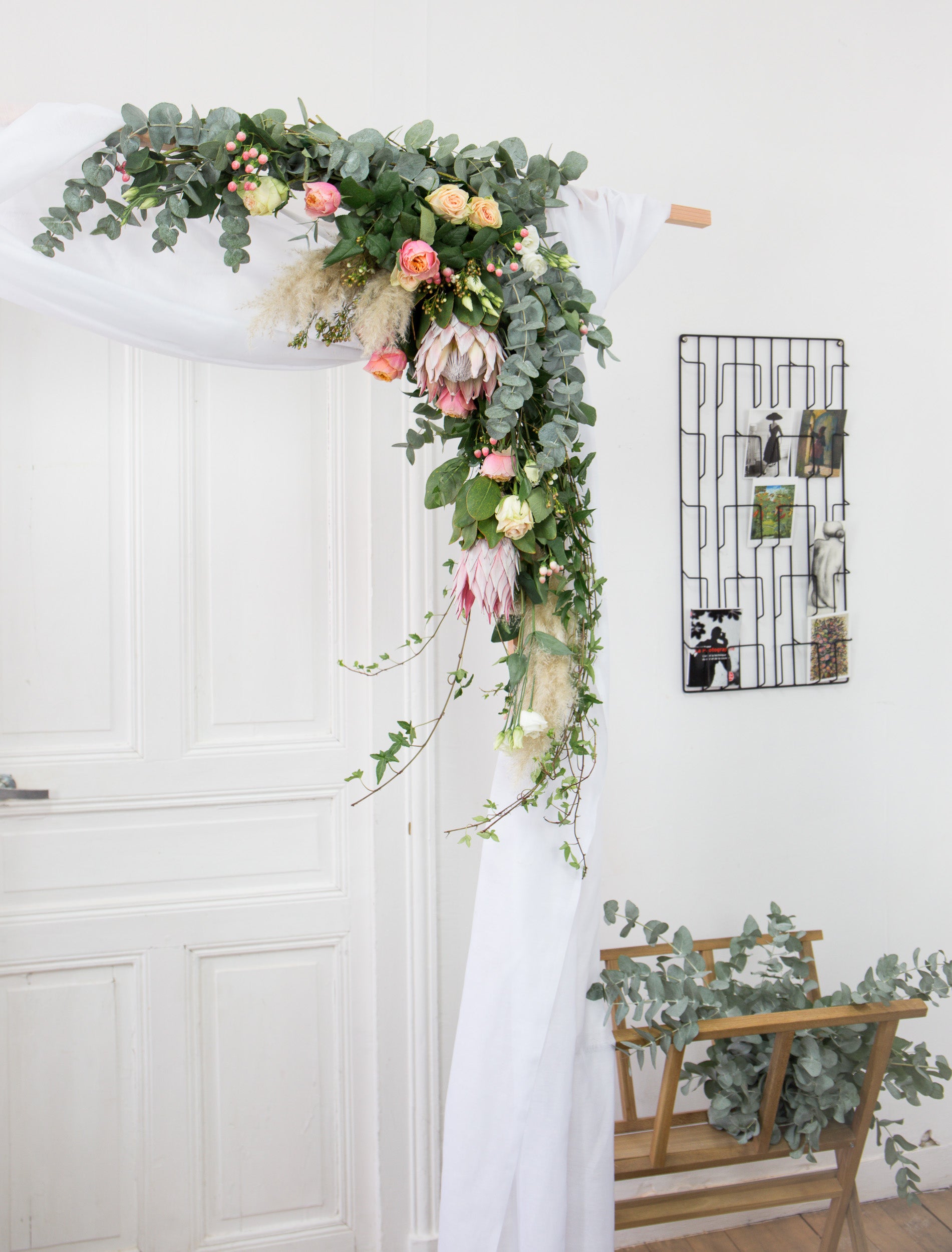 DIY : comment réaliser une arche fleurie pour mon mariage