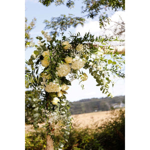 Kit Arche Florale - fleurs blanches