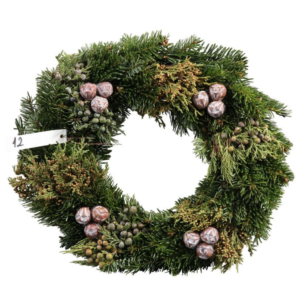 Couronne sapin naturel (diam 25 cm)